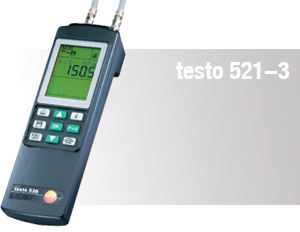 Testo 521-3 0560 5213 Manometrs, Spiediena mērītājs 